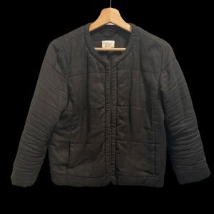 Wilfred with linen quilted coat